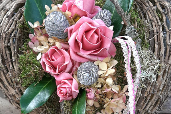 Grabgesteck-Rosen